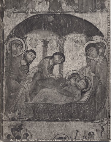Brogi — Firenze. Galleria Antica e Moderna. La Pietà; XII secolo. — particolare